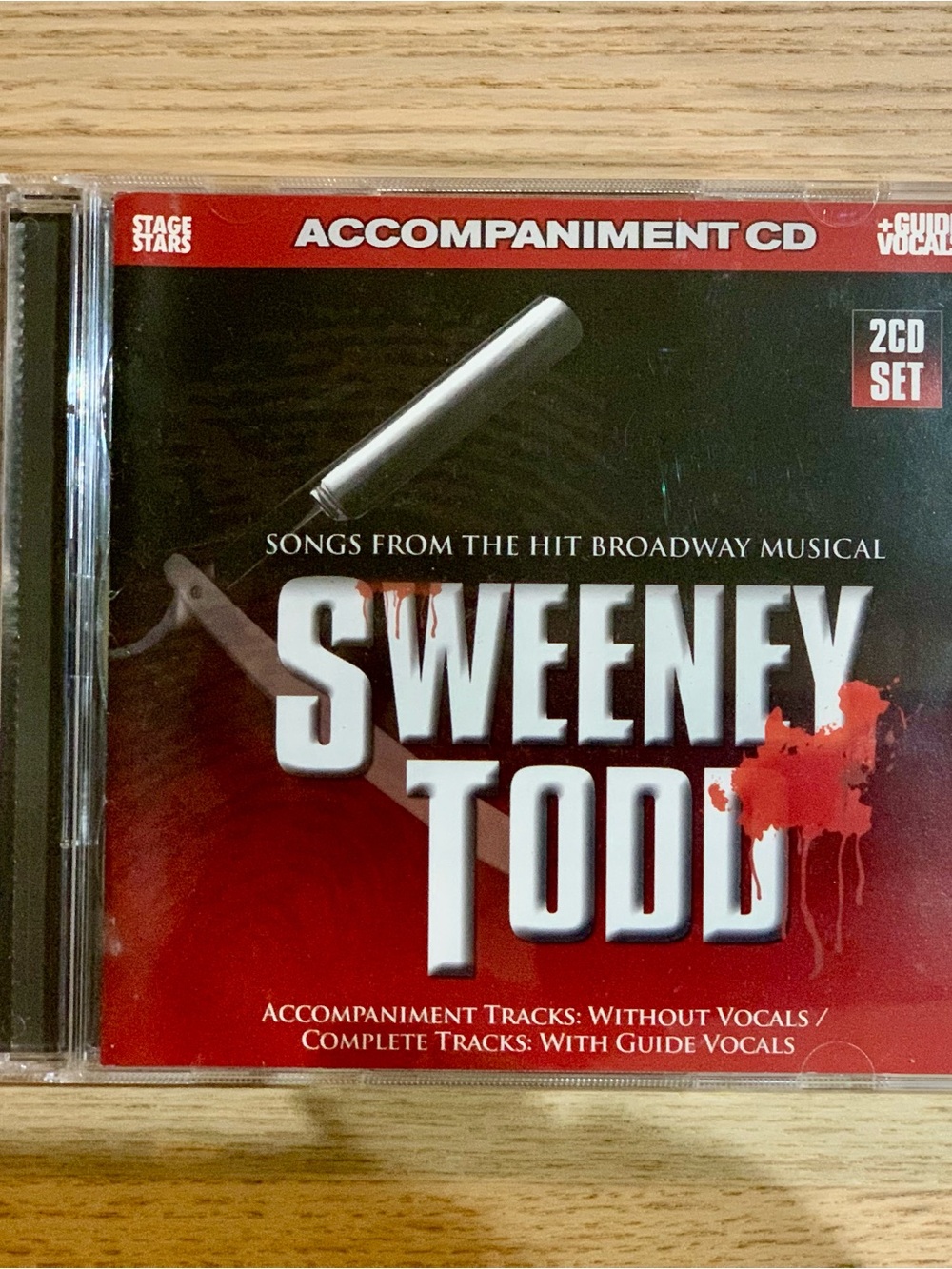 Sweeney Todd Accompaniment CD 2 Disc set